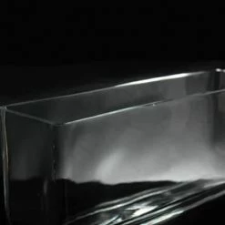 Richland Long Glass Rectangle Vase 11.5" X 3.5"