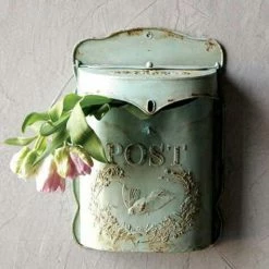 Richland Shop By Event Embossed Tin Letter Box