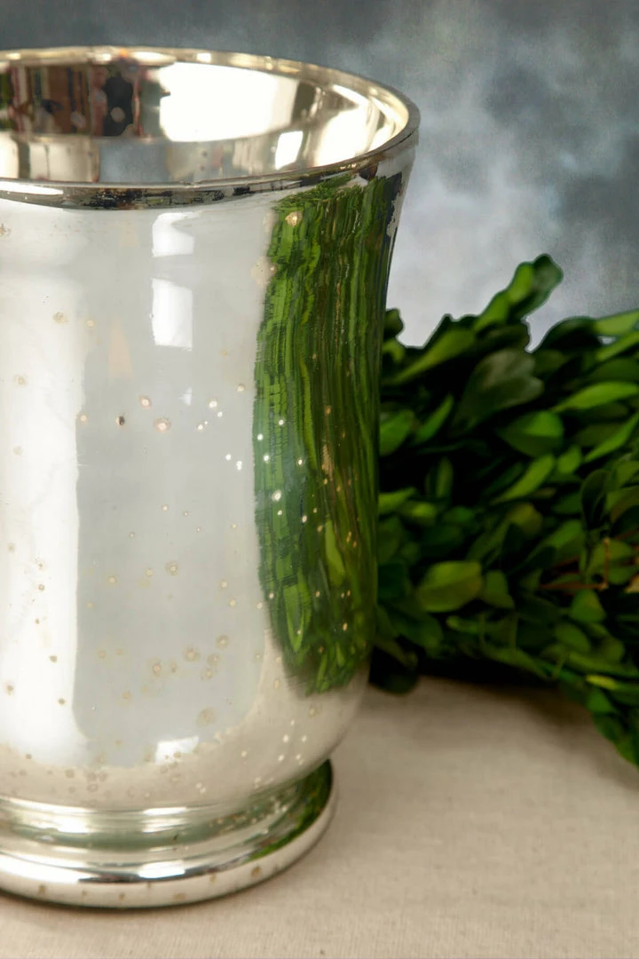 Richland Shop By Event Mercury Glass Hurricane Vase 6in 1 Richland Shop By Event Mercury Glass Hurricane Vase 6in