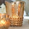 Richland Array Glass Votive Cup In Rose Gold 3.7in Shop By Event
