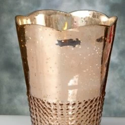 Richland Rose Gold Mercury Glass Array Candle Holder 7.5in Shop By Event