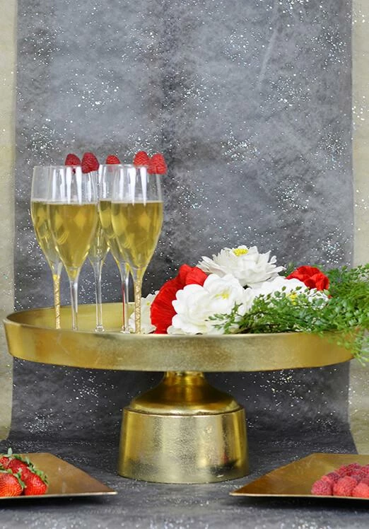 Richland Shop By Event Large 18.5" Wide Gold Metal Cake Display Stand 1 Richland Shop By Event Large 18.5" Wide Gold Metal Cake Display Stand