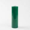 Richland Pillar Candles 3"x9" Dark Green Set Of 12
