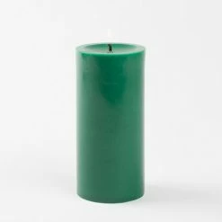 Richland Pillar Candles 3"x6" Dark Green Set Of 24 Shop By Event