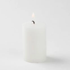 Weddings Richland Pillar Candle 2"x3" White