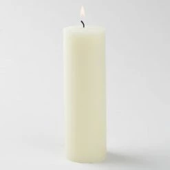 Weddings Richland Pillar Candle 2"x6" Ivory Set Of 20