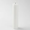 Weddings Richland Pillar Candle 2"x9" White Set Of 40