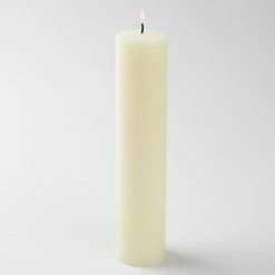 Weddings Richland Pillar Candle 2"x9" Ivory