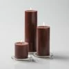Shop By Event Richland Pillar Candles 3"x3", 3"x6" & 3"x9" Brown Set Of 36