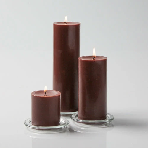 Shop By Event Richland Pillar Candles 3"x3", 3"x6" & 3"x9" Brown Set Of 36 1 Shop By Event Richland Pillar Candles 3"x3", 3"x6" & 3"x9" Brown Set Of 36