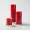 Richland Pillar Candles 3"x3", 3"x6" & 3"x9" Red Set Of 3 Shop By Event