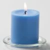Shop By Event Richland Pillar Candle 3"x3" Light Blue