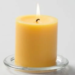 Richland Pillar Candle 3"x3" Yellow Shop By Event