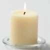 Richland Pillar Candles 3"x3" Ivory Set Of 24