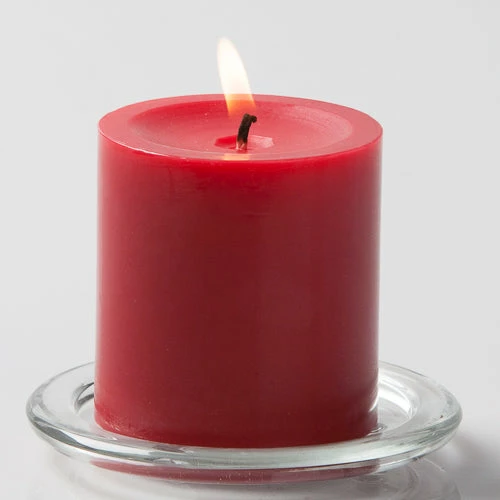 Shop By Event Richland Pillar Candles 3"x3" Red Set Of 24 1 Shop By Event Richland Pillar Candles 3"x3" Red Set Of 24