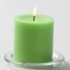 Shop By Event Richland Pillar Candles 3"x3" Green Set Of 48