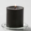 Richland Pillar Candle 3"x3" Black Shop By Event