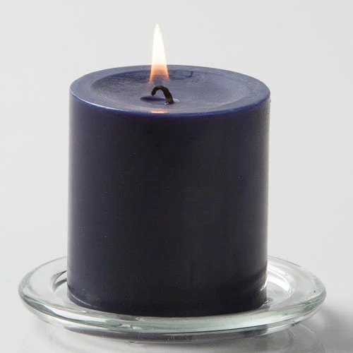 Shop By Event Richland Pillar Candles 3"x3" Navy Blue Set Of 24 1 Shop By Event Richland Pillar Candles 3"x3" Navy Blue Set Of 24