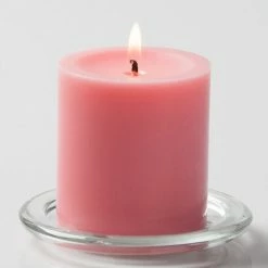 Richland Pillar Candles 3"x3" Pink Set Of 48 Shop By Event