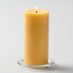 Richland Pillar Candles 3"x6" Yellow Set Of 24