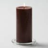 Richland Pillar Candles 3"x6" Brown Set Of 24