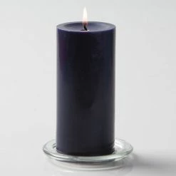 Richland Pillar Candles 3"x6" Navy Blue Set Of 6 Shop By Event