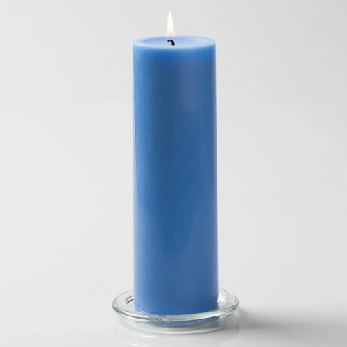 Shop By Event Richland Pillar Candles 3"x9" Light Blue Set Of 12 1 Shop By Event Richland Pillar Candles 3"x9" Light Blue Set Of 12