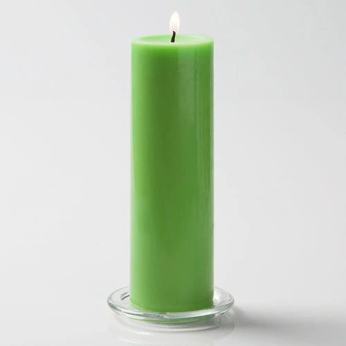 Richland Pillar Candle 3"x9" Green 1 Richland Pillar Candle 3"x9" Green