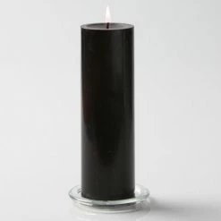 Shop By Event Richland Pillar Candles 3"x9" Black Set Of 24
