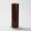 Richland Pillar Candles 3"x9" Brown Set Of 6