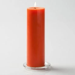 Shop By Event Richland Pillar Candle 3"x9" Orange