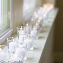 Richland Votive Candles Unscented White 10 Hour Set Of 12 Shop By Event