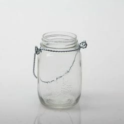 Richland Weddings Eastland Small Mason Jar With Handle Set Of 12