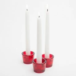 Shop By Event Richland Multi-Use Tealight And Taper Holder Red Set Of 12