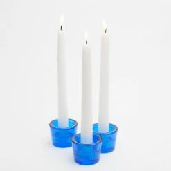Richland Multi-Use Tealight And Taper Holder Blue Set Of 12 Shop By Event