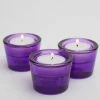 Richland Multi-Use Tealight And Taper Holder Purple Set Of 12