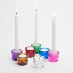 Richland Multi-Use Tealight And Taper Holder Purple Set Of 72