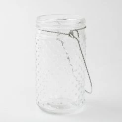 Richland Eastland 7.5" Hanging Dotted Glass Jar With Handle Set Of 6 Shop By Event