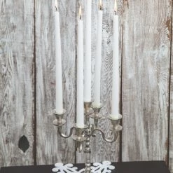 Richland Taper Candles 14" White Set Of 10