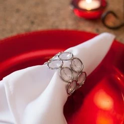 Richland Beaded Charger Plate 13" Red Set Of 24 Weddings