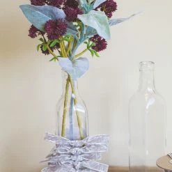 Weddings Richland Glass Square Bottle Set Of 24