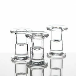 Richland Simple Glass Taper Candle Holder Set Of 6