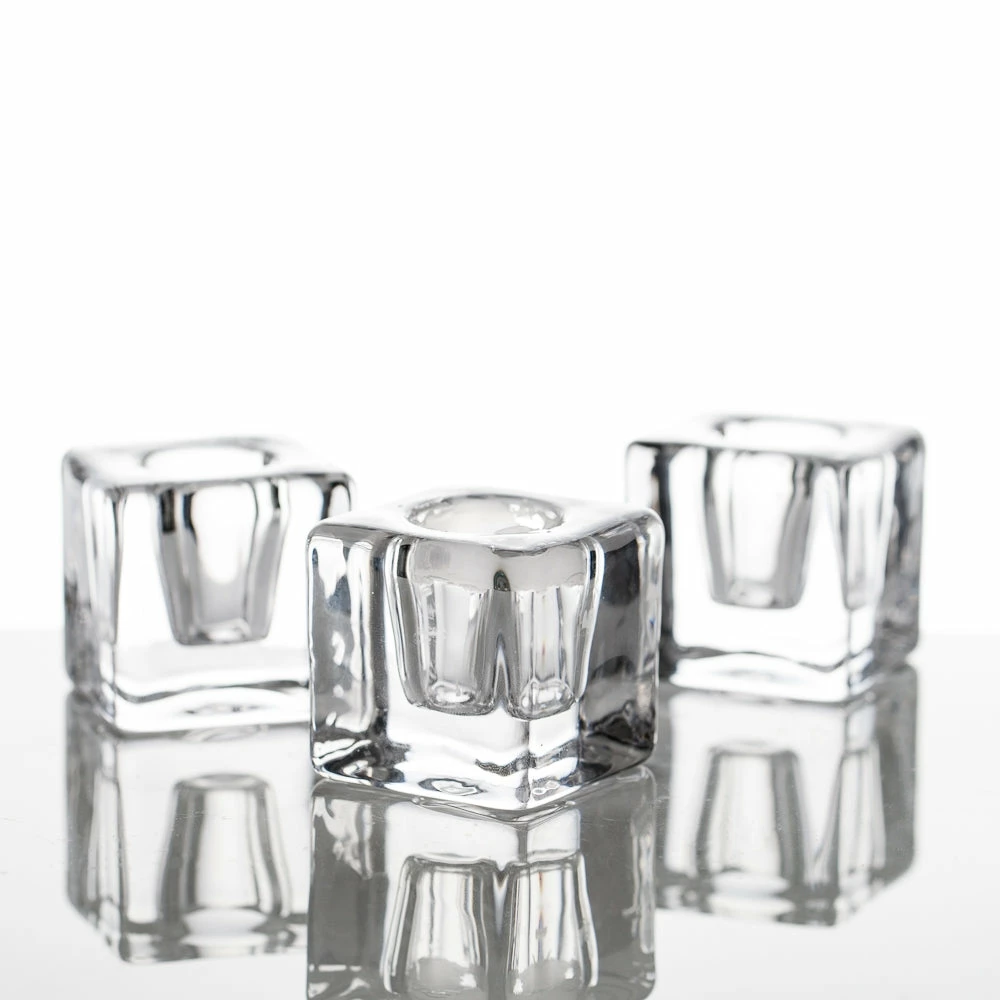 Richland Square Glass Taper Candle Holder 1.6" Set Of 6 Shop By Event 1 Richland Square Glass Taper Candle Holder 1.6" Set Of 6 Shop By Event