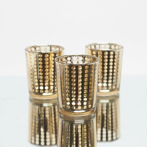 Richland Gold Dotted Glass Holder – Small Set Of 12 Shop By Event 1 Richland Gold Dotted Glass Holder – Small Set Of 12 Shop By Event