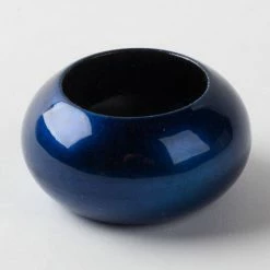 Richland Napkin Ring 2.3" Royal Blue Set Of 4