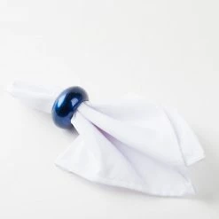 Richland Napkin Ring 2.3" Royal Blue Set Of 24 Seasonal Parties