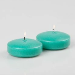 Ceremony Richland Floating Candles 3" Aqua Green Set Of 96