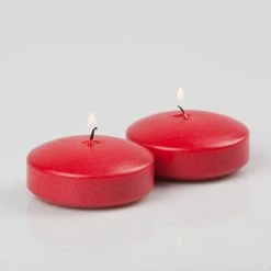 Richland Floating Candles 3" Red Set Of 12 Ceremony