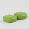 Ceremony Richland Floating Candles 3" Green Set Of 12