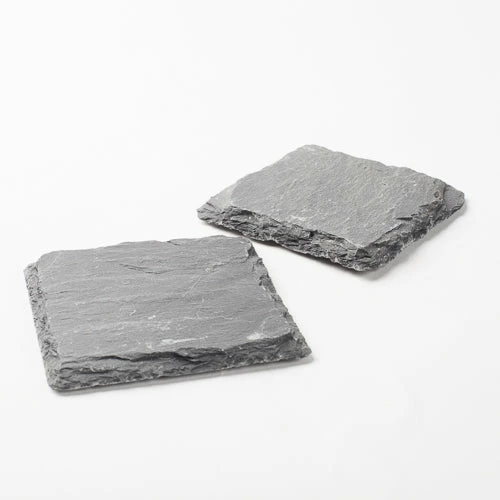 Richland Square Natural Slate Coaster 4" Set Of 12 1 Richland Square Natural Slate Coaster 4" Set Of 12